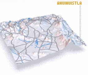 3d view of Ahuihuistla