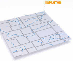 3d view of Mapleton