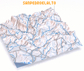 3d view of San Pedro el Alto