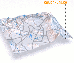 3d view of Calcahualco