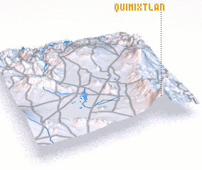 3d view of Quimixtlán