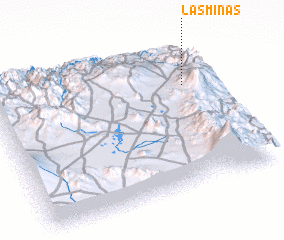 3d view of Las Minas