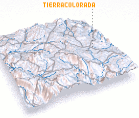 3d view of Tierra Colorada