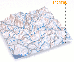 3d view of Zacatal