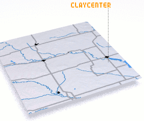 3d view of Clay Center