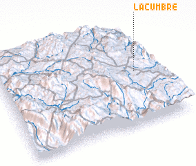 3d view of La Cumbre