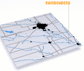 3d view of Rainbow Bend