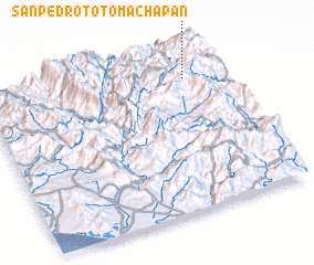 3d view of San Pedro Totomachapan