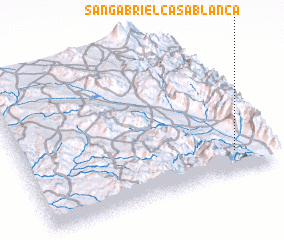 3d view of San Gabriel Casa Blanca