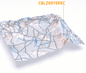 3d view of Calzontepec