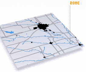 3d view of Rome