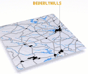 3d view of Beverly Hills