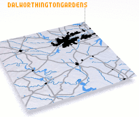 3d view of Dalworthington Gardens