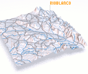 3d view of Río Blanco