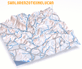 3d view of San Lorenzo Texmelucan
