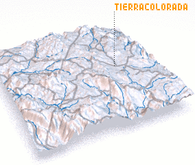 3d view of Tierra Colorada