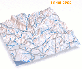 3d view of Loma Larga