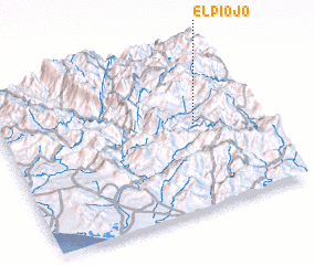 3d view of El Piojo