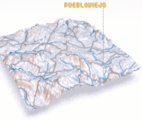 3d view of Pueblo Viejo