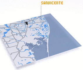 3d view of San Vicente