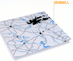 3d view of Grub Hill