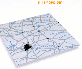 3d view of Hills Prairie