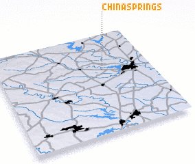 3d view of China Springs
