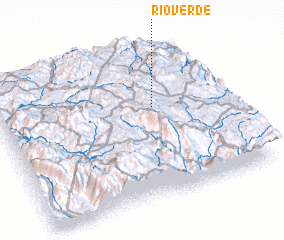 3d view of Río Verde