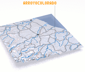 3d view of Arroyo Colorado