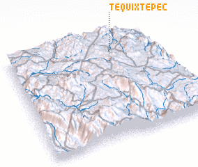 3d view of Tequixtepec