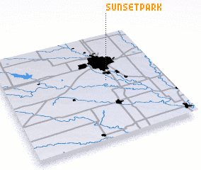 3d view of Sunset Park