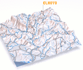 3d view of El Hoyo