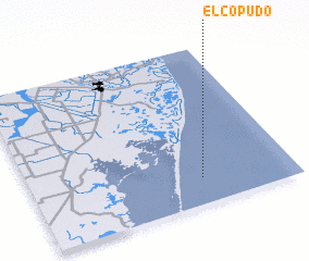 3d view of El Copudo