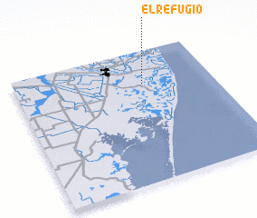 3d view of El Refugio