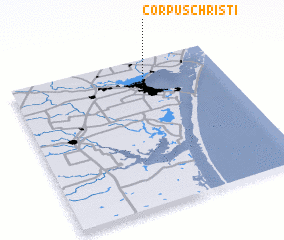 3d view of Corpus Christi