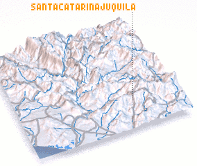 3d view of Santa Catarina Juquila