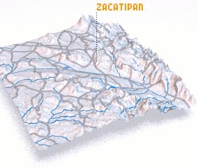 3d view of Zacatipan