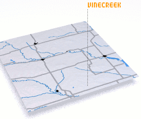 3d view of Vine Creek