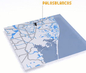 3d view of Palos Blancos