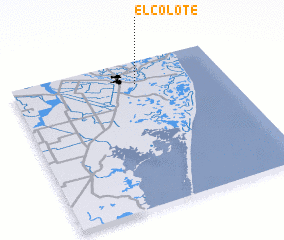 3d view of El Colote