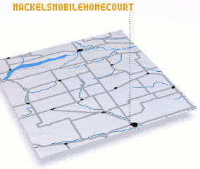 3d view of Mackels Mobile Home Court