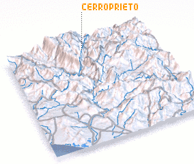 3d view of Cerro Prieto