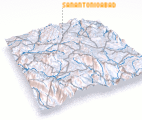 3d view of San Antonio Abad