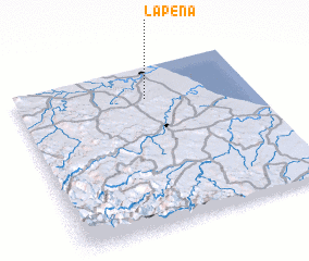 3d view of La Peña