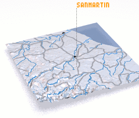 3d view of San Martín