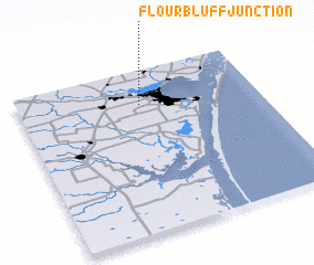 3d view of Flour Bluff Junction