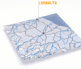 3d view of Loma Alta