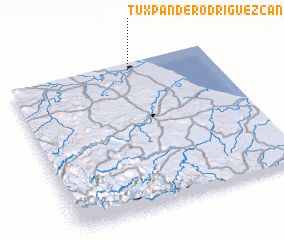 3d view of Tuxpan de Rodríguez Cano