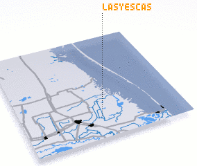 3d view of Las Yescas
