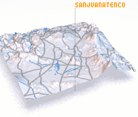 3d view of San Juan Atenco